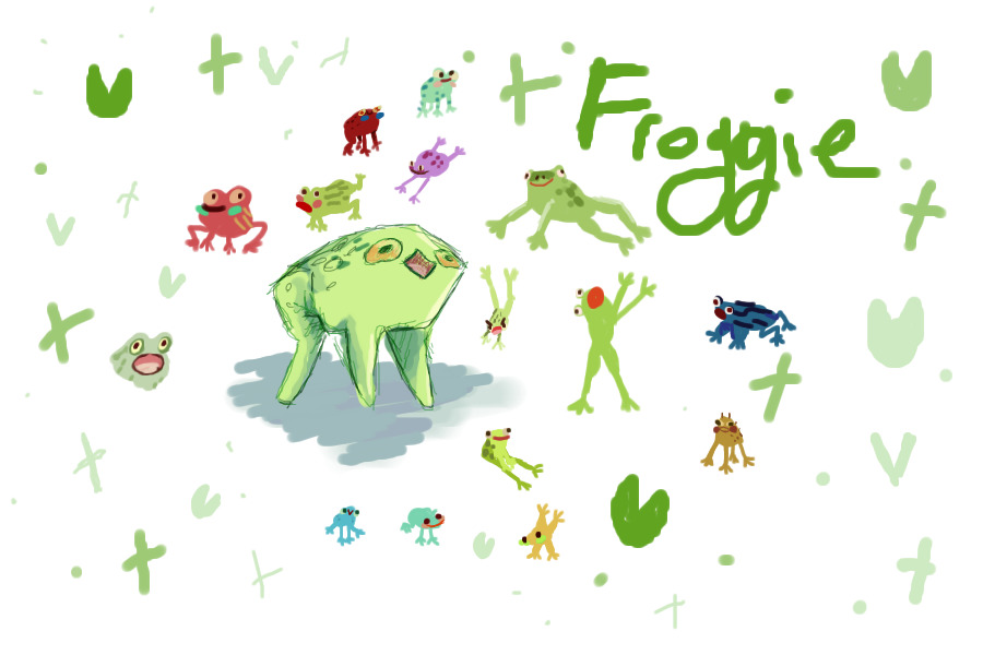 Froggie sketch page