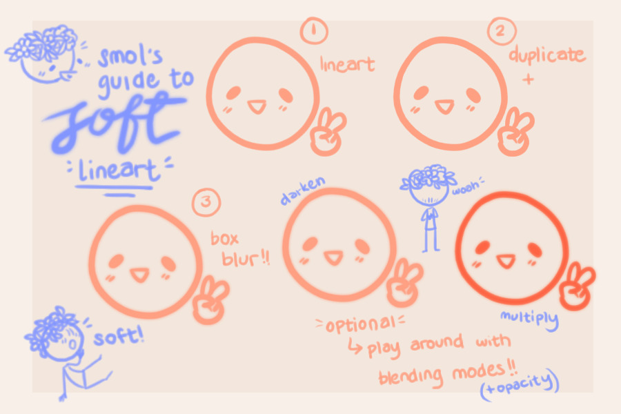 ✨ smol's guide to soft lineart ✨