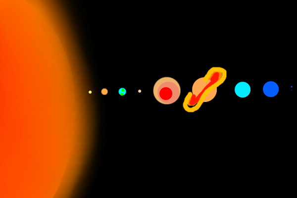 Solar System as it was a few years ago, when Pluto existed