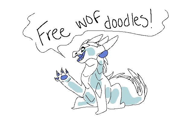 Free Wof/Dragon Doodles!