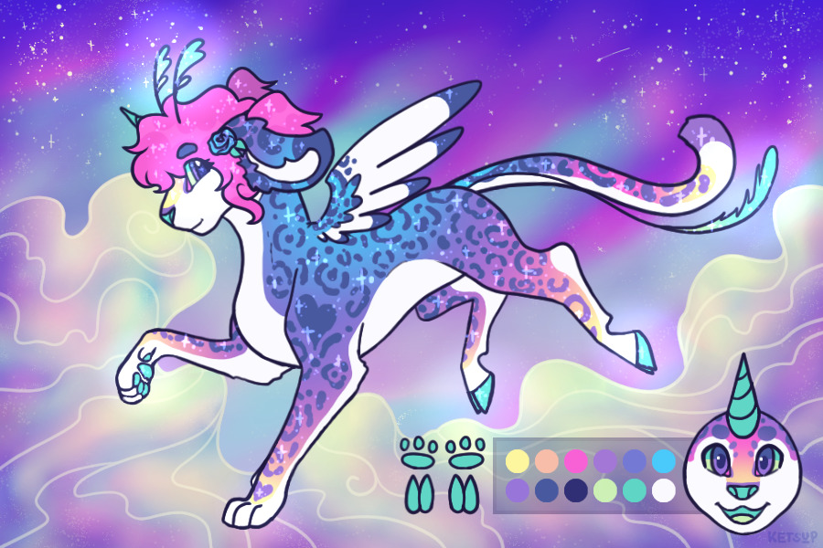 Lambicorn MYO: Lisa frank glitter