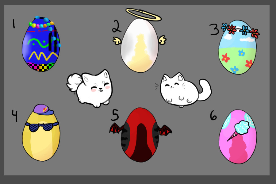 Egg Bean Flatsale Adopts 2/6 open