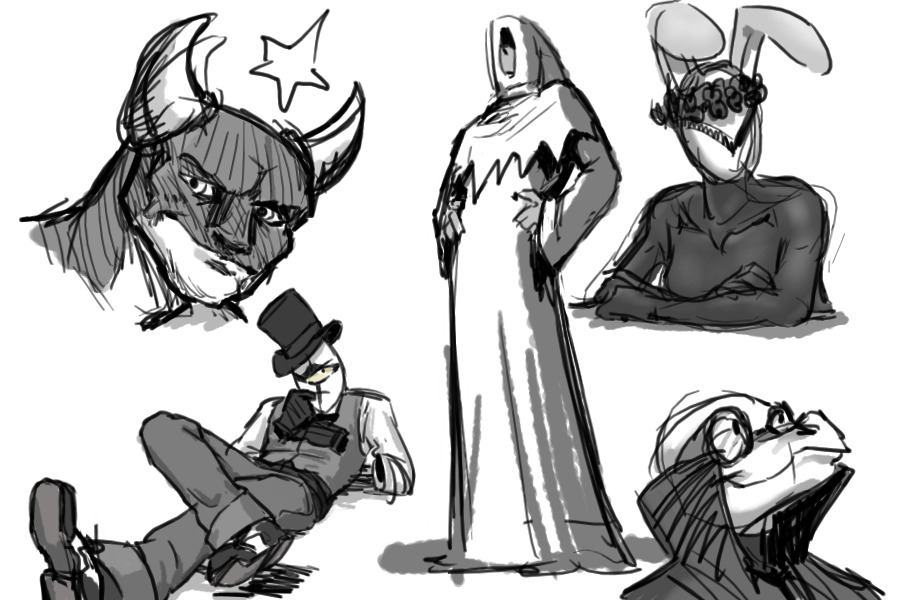 more character sketches