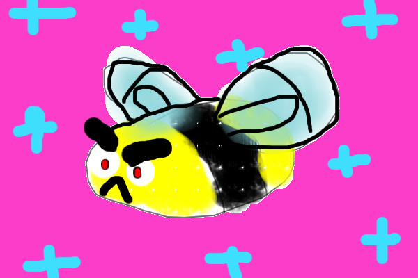 angry bee fursona