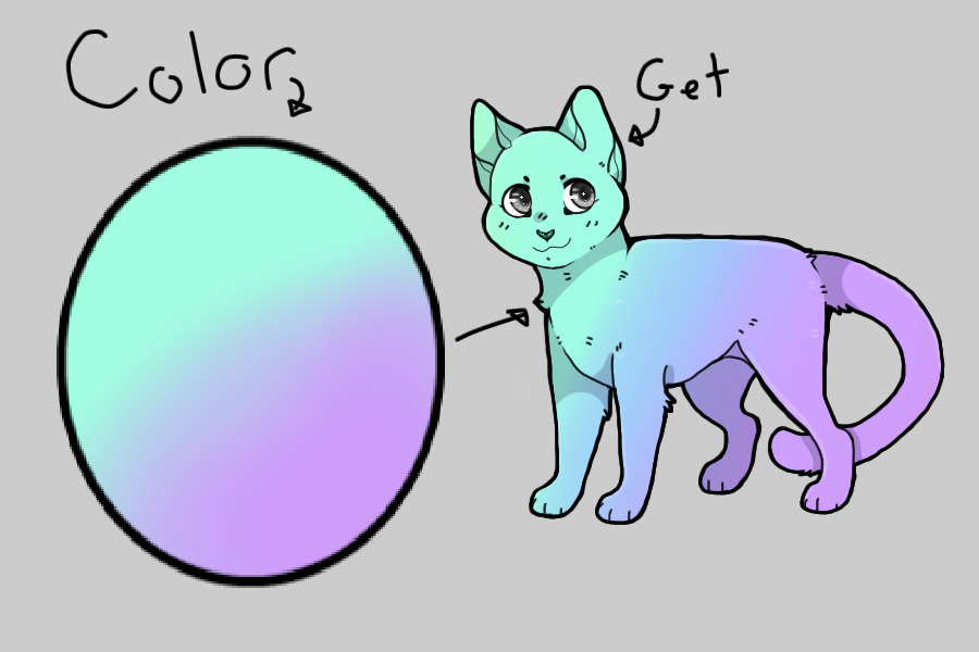 OPEN - Color the Oval, Get a Cat!