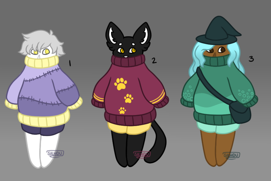 Chonky Sweater Adopts #2 (2/3 OPEN)