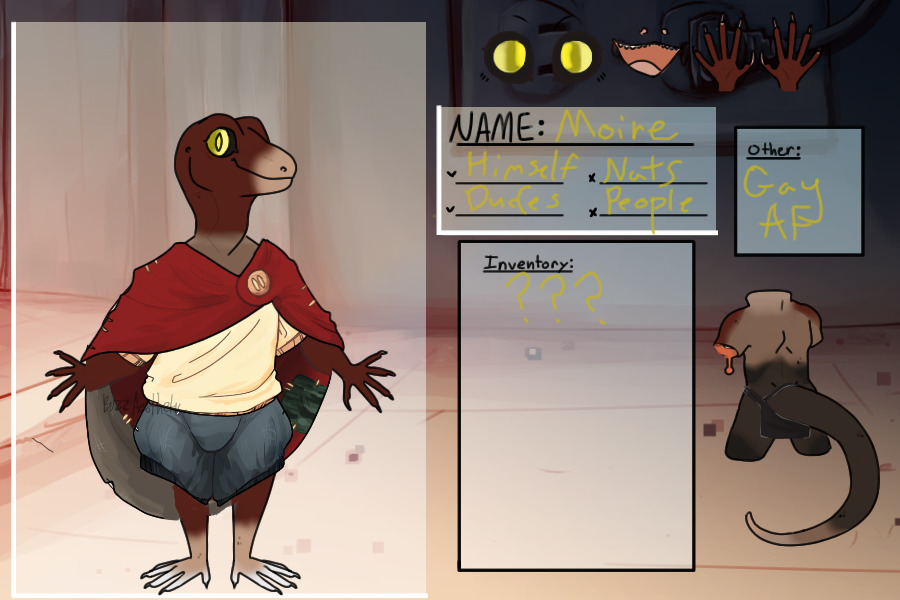 Moire the Skink!