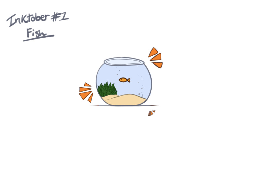 Inktober #1- Fish