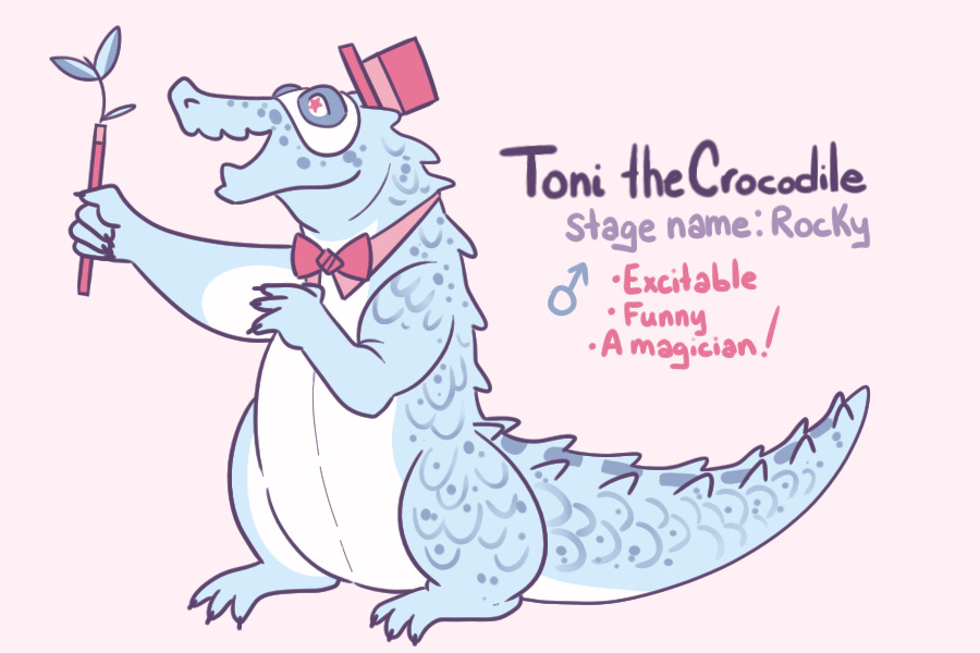 toni the crocodile
