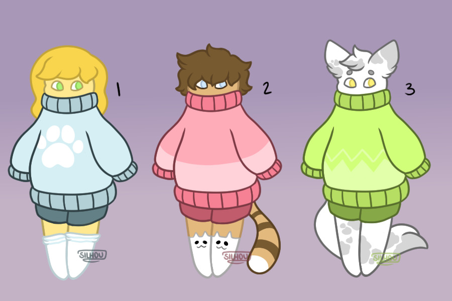 Chonky Sweater Adopts #3 (1/3 OPEN)