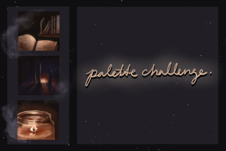 palette challenge - starlit study