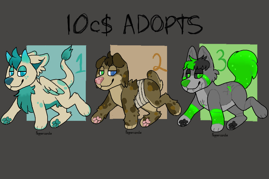10c$ pup adopts! (2/3)