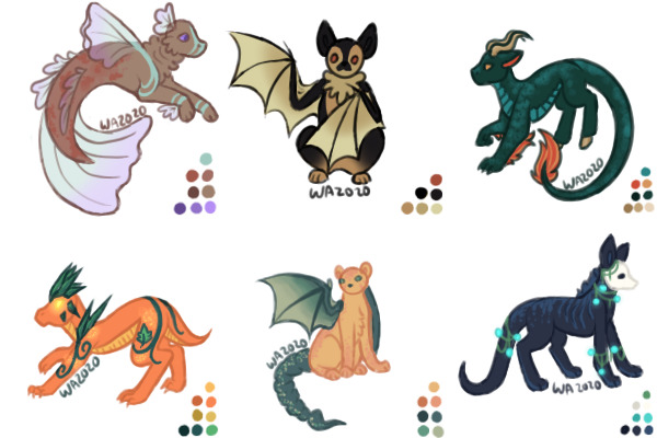 Palette Sprites #14-#19