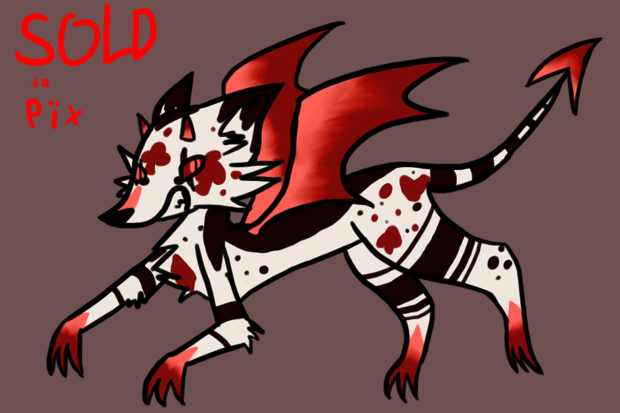 Deck of Cards Demon Flatsale adopt!
