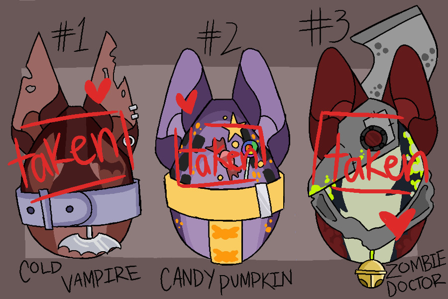 halloween egg mystery adopts [ CLOSED! ]
