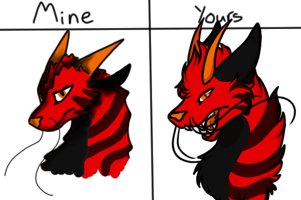 Mine Vs Yours- Red Dragon
