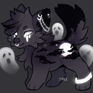 Spooky Ghost Wolf Adopt! (closed!)