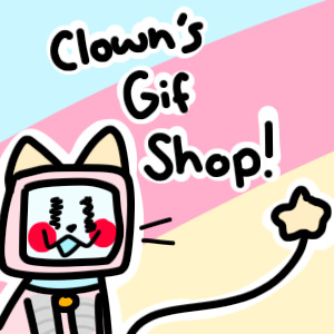 clowns' pwyw gif shop!