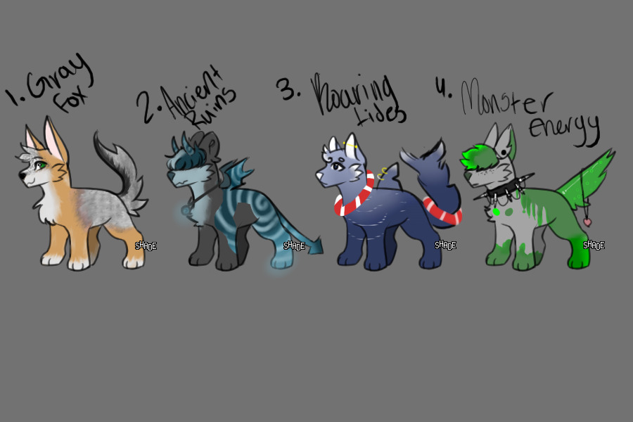 Pup Adopts - OPEN!
