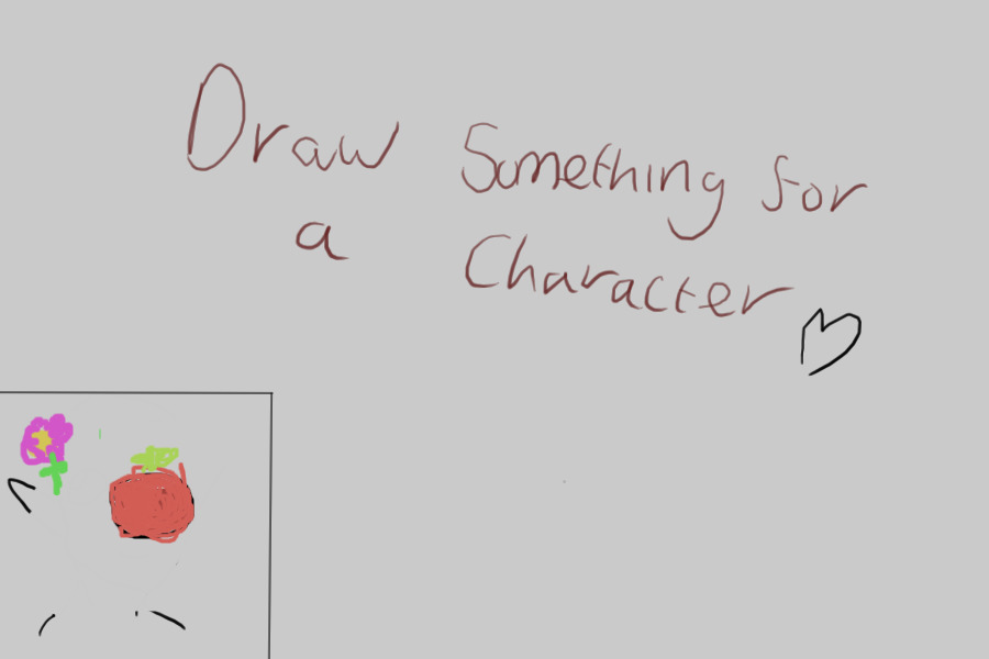 really bad apple and flower