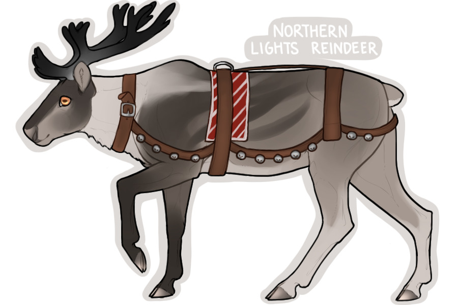 Northern Lights Reindeer (closed)
