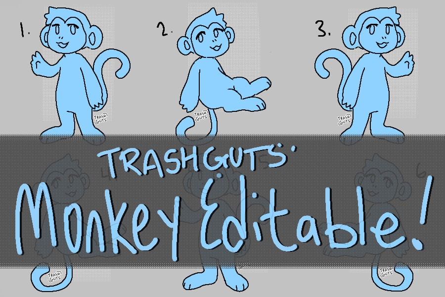 monkey editable!