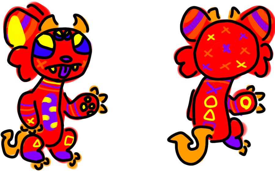 Weird Sparkledog-Demon hybrid thing