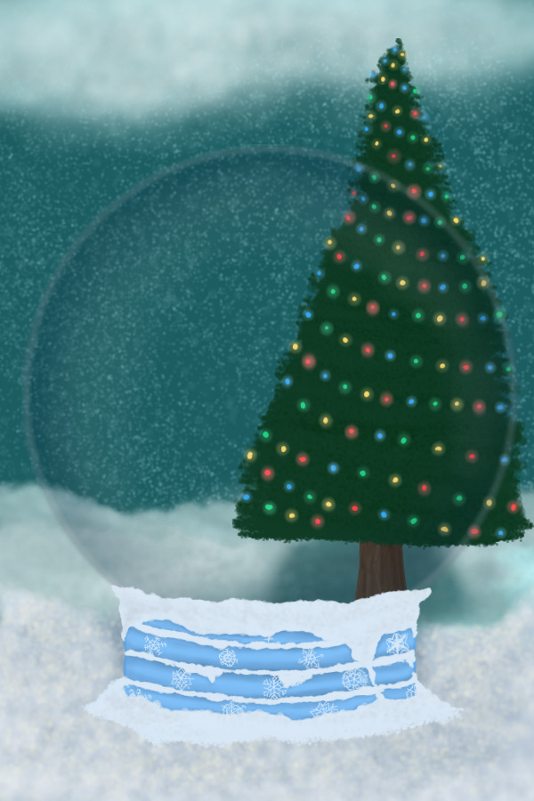 Volsynox Christmas Snow Globe