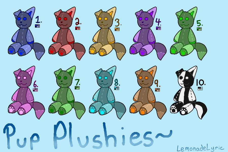 Pup Plushies: Up For Adoption!