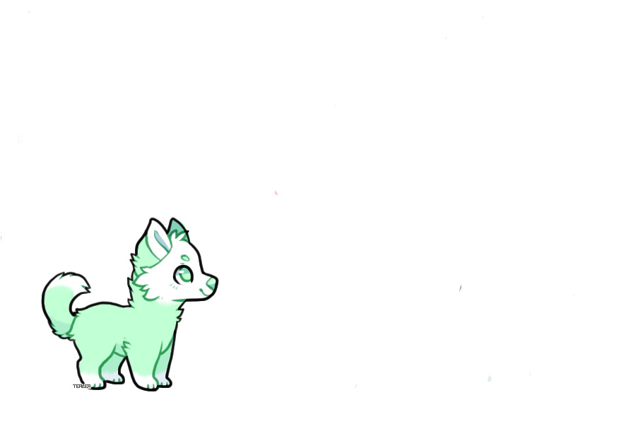 Mint Puppo From black.white.dog