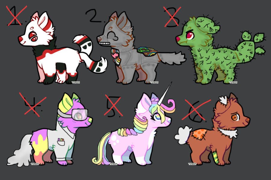 Adoptables for C$/Rares (closed)