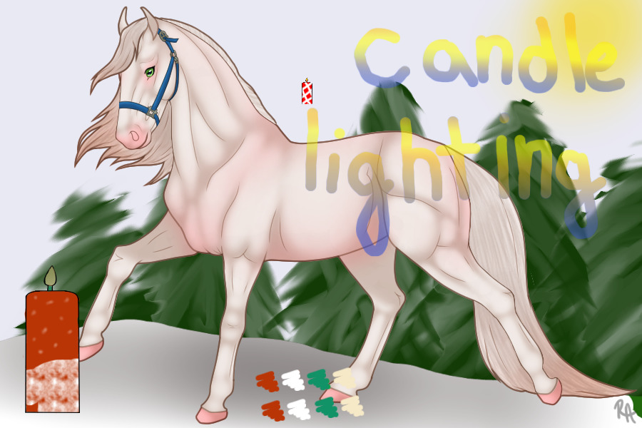 Candle horse