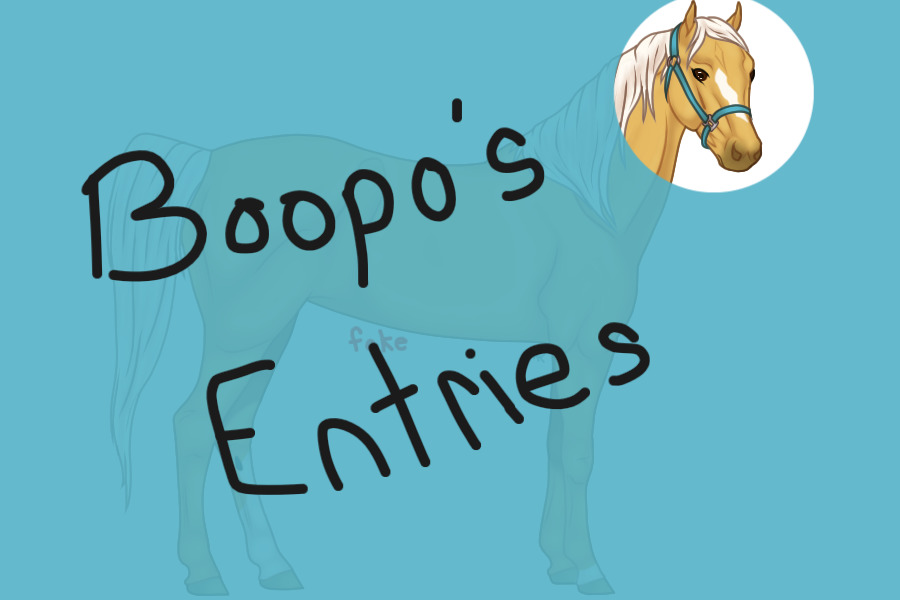 Boopo's DHA Entries