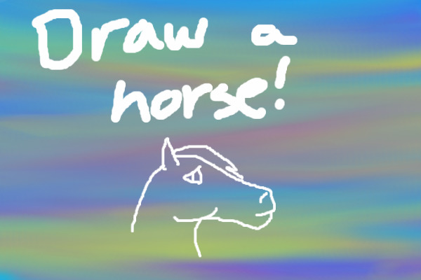 Horse Drawing contest!