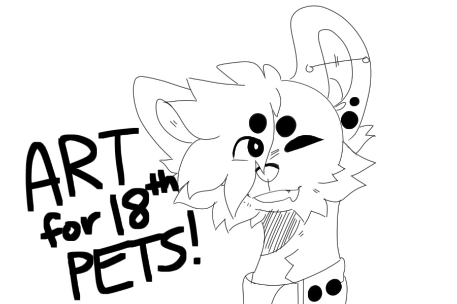 pop-up art shop for dec 18th pets!