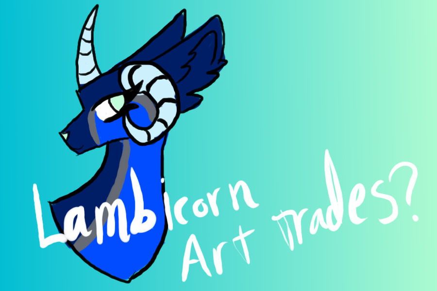 Lambicorn art trades
