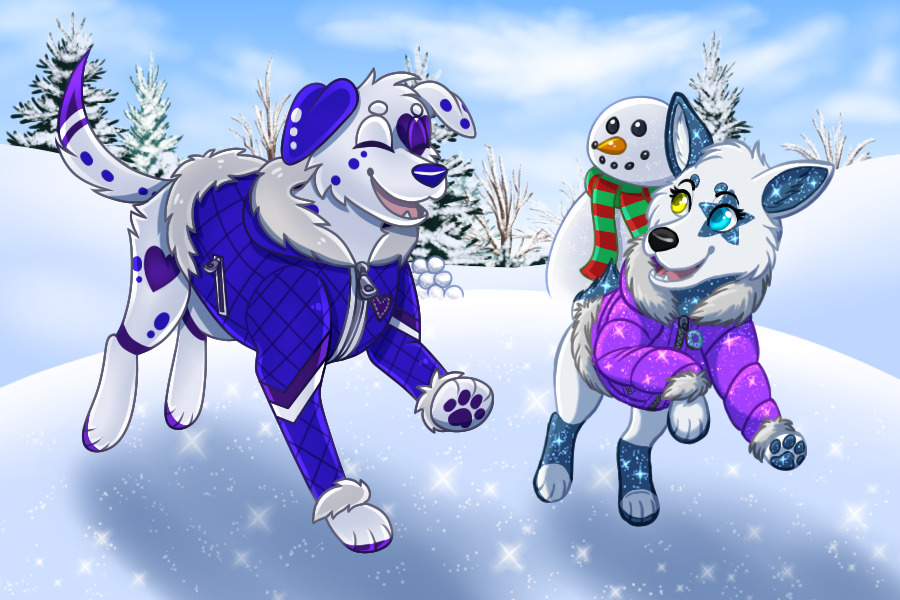 Dashing Through The Snow (Collab with J-and-K341!)