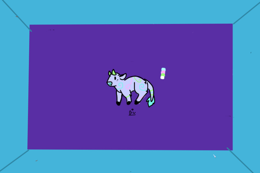 Northern Lights Cow Adopt from Featherfoot