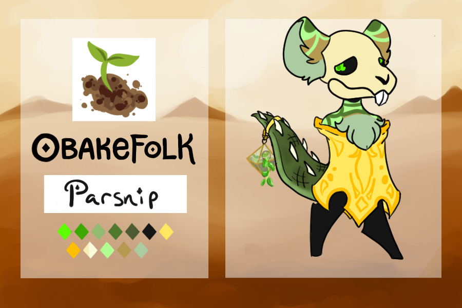 Cloaked Herbs || Obakefolk- Parsnip