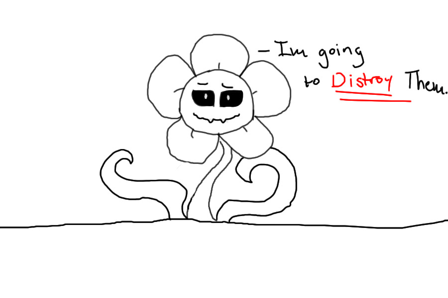 Flowey answers a question