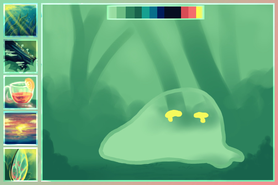 a harmless blob of slime