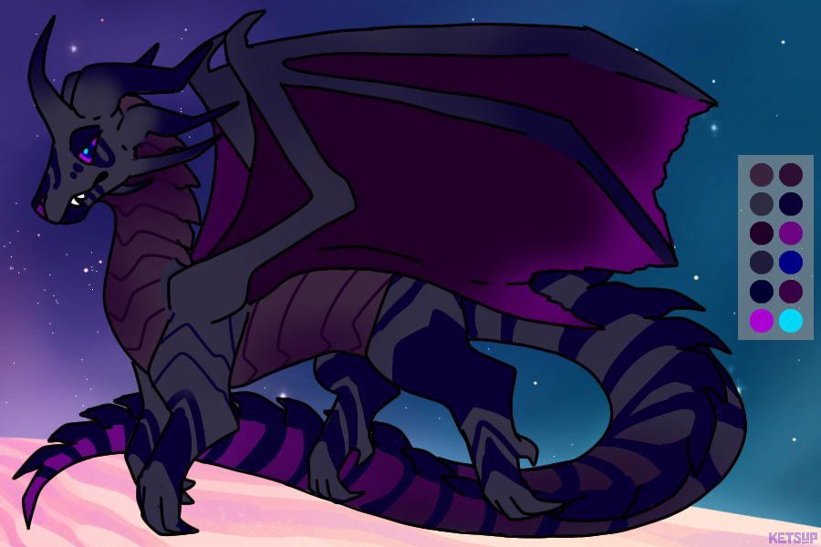 Custom for Fo55il // dark dragon