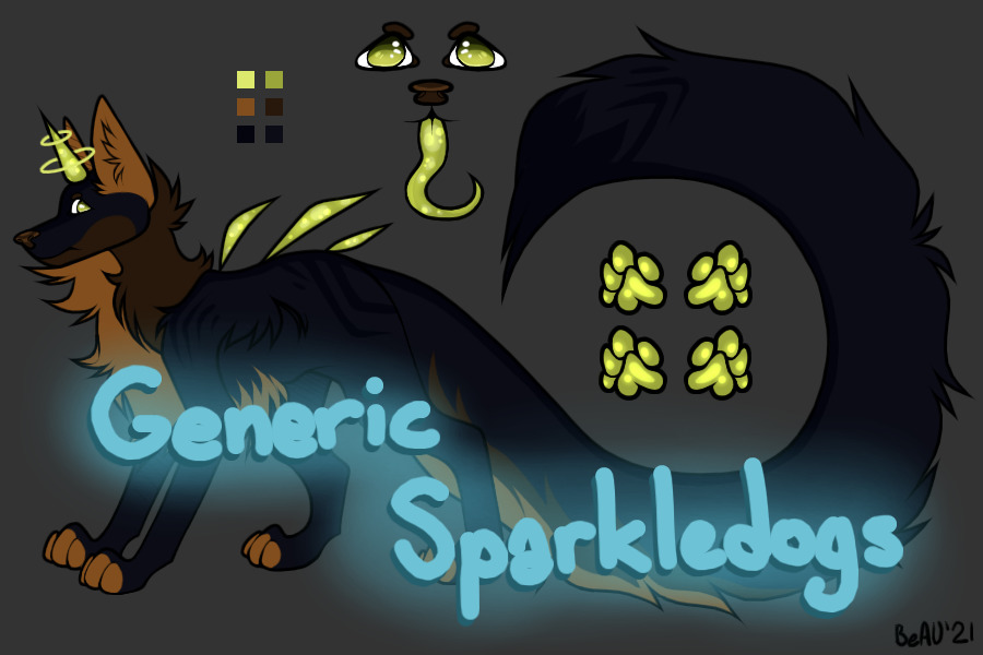 new species! generic sparkledogs!