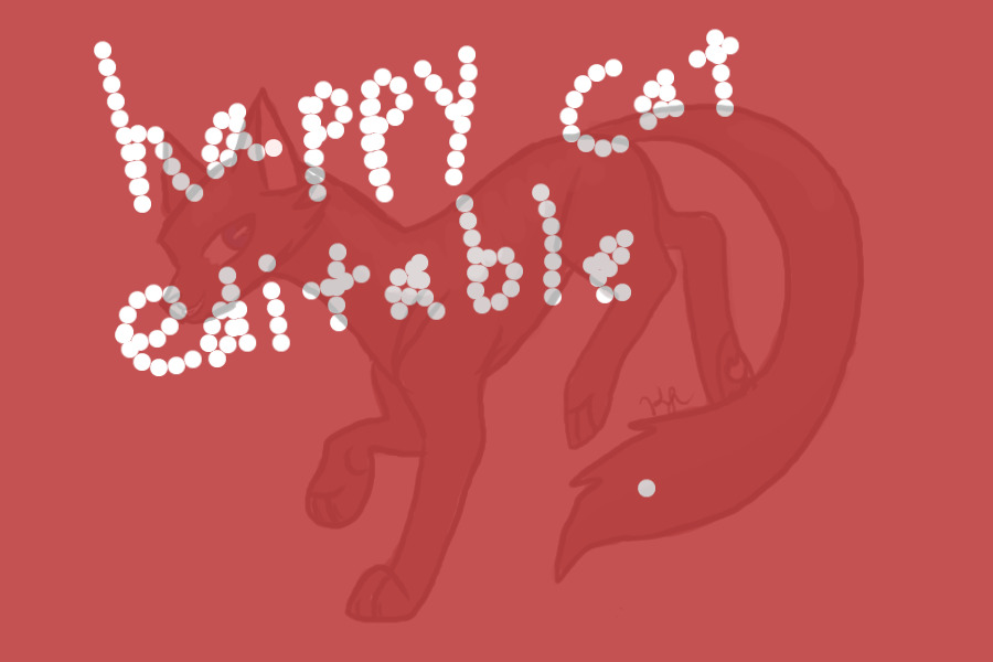 Happy cat editable