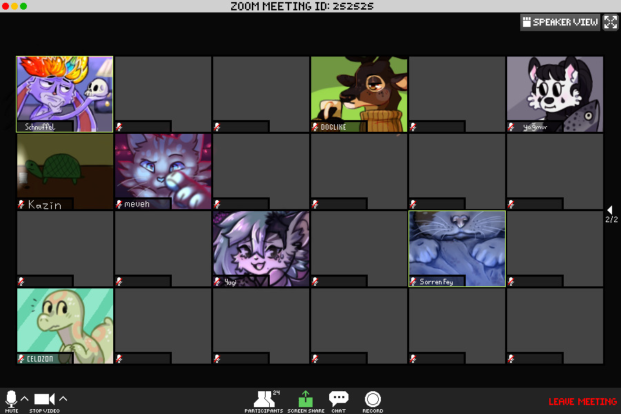 it's kinda dark in here...