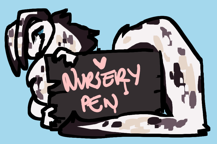 Nursery pen (always open)