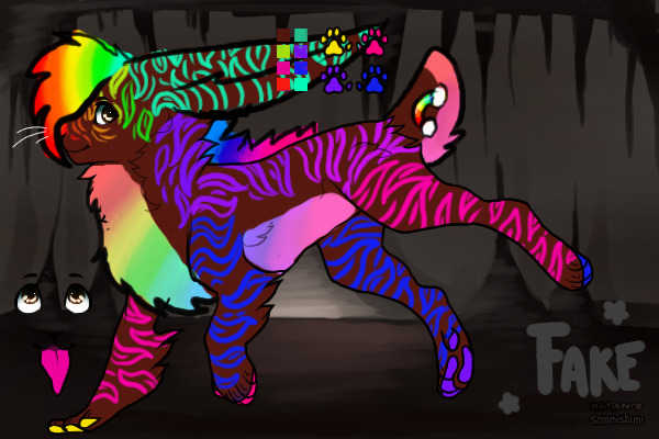 Entry 4: rainbow tiger