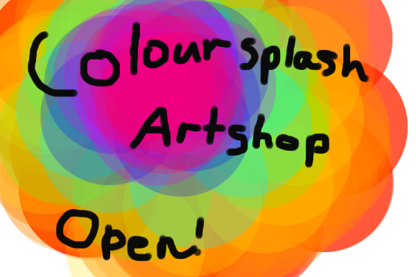 Colour Splash Art shop Open!
