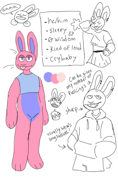 the worlds laziest reference sheet