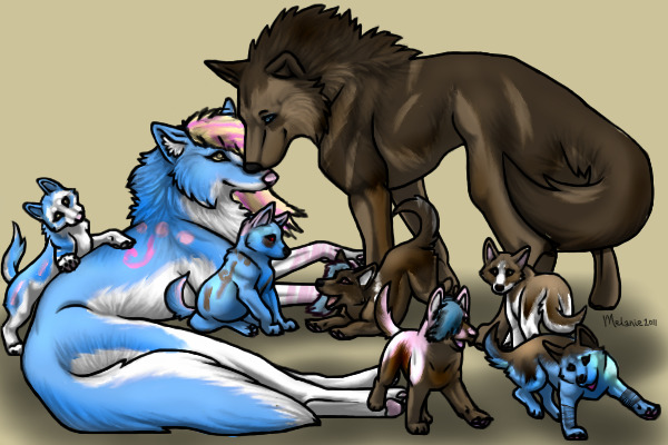 My characters's pups